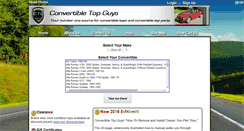 Desktop Screenshot of convertibletopguys.com
