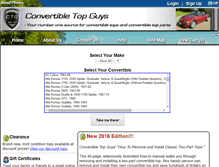 Tablet Screenshot of convertibletopguys.com